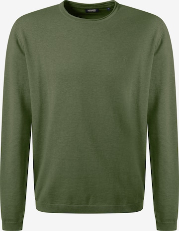 Pioneer Authentic Jeans Pullover in Grün: Vorderseite