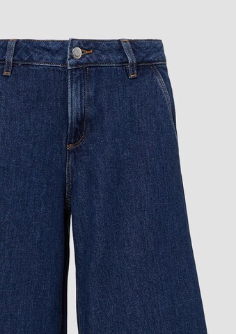 QS Wide leg Jeans 'Catie' in Blauw