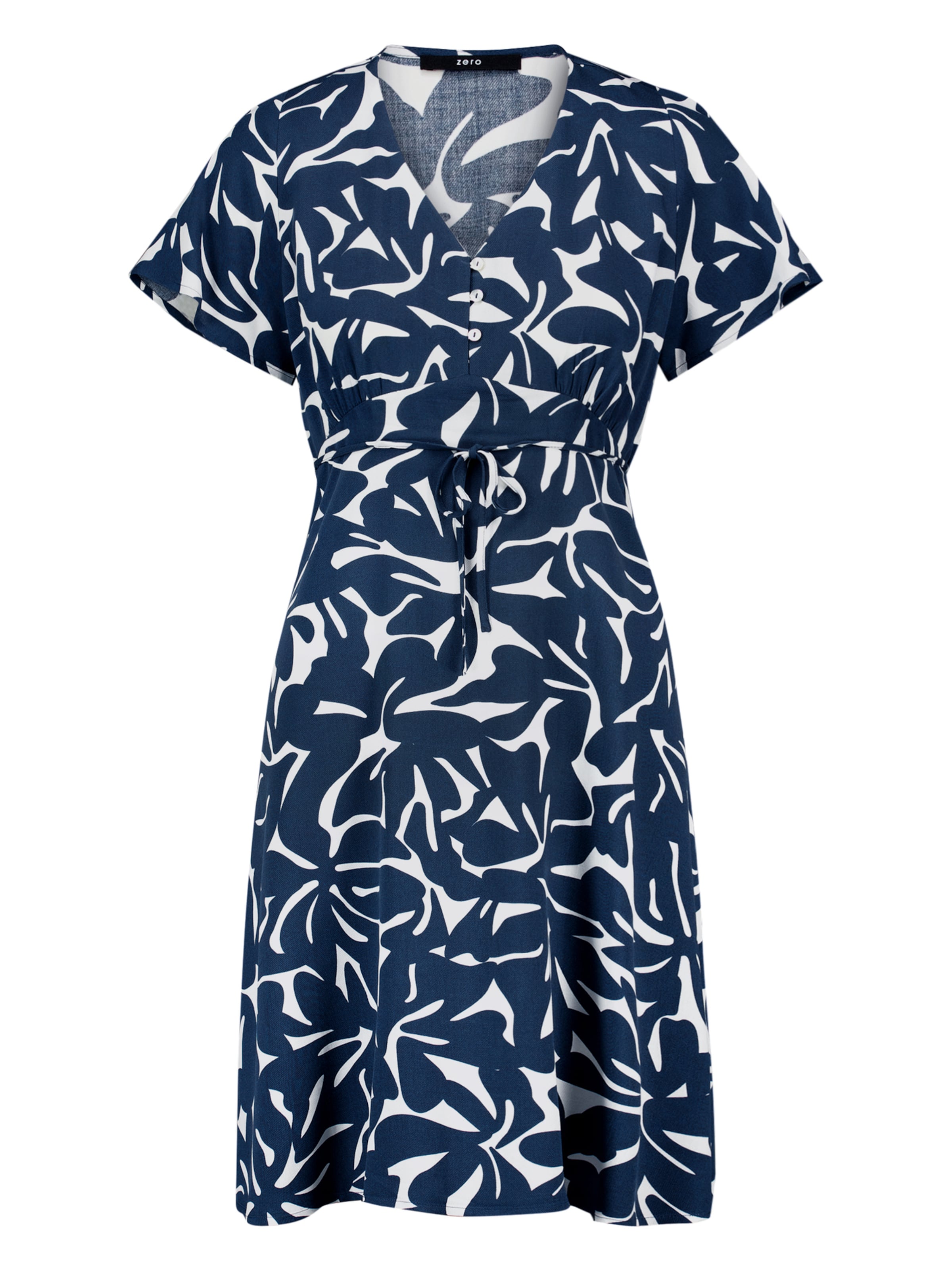 Abito da cocktail di zero in blu: frontale