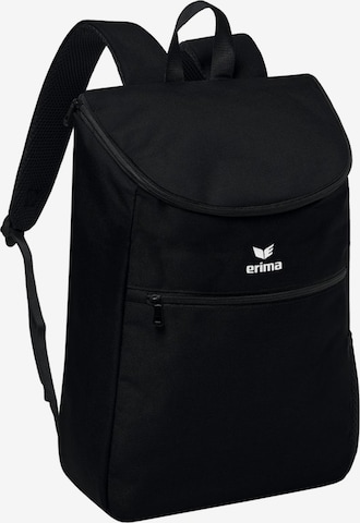 ERIMA Sports Backpack in Black: front