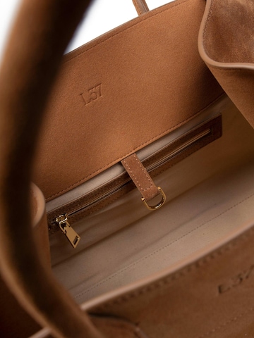 L37 HANDMADE SHOESRučna torbica 'BON VOYAGE' - smeđa boja