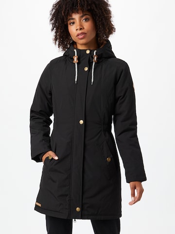 Iriedaily Raincoat 'Hopi' in Black: front
