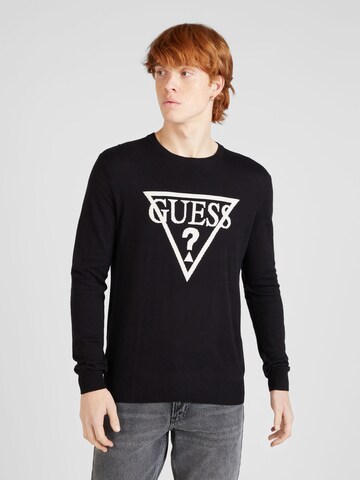 Pull-over 'BRODY' GUESS en noir : devant