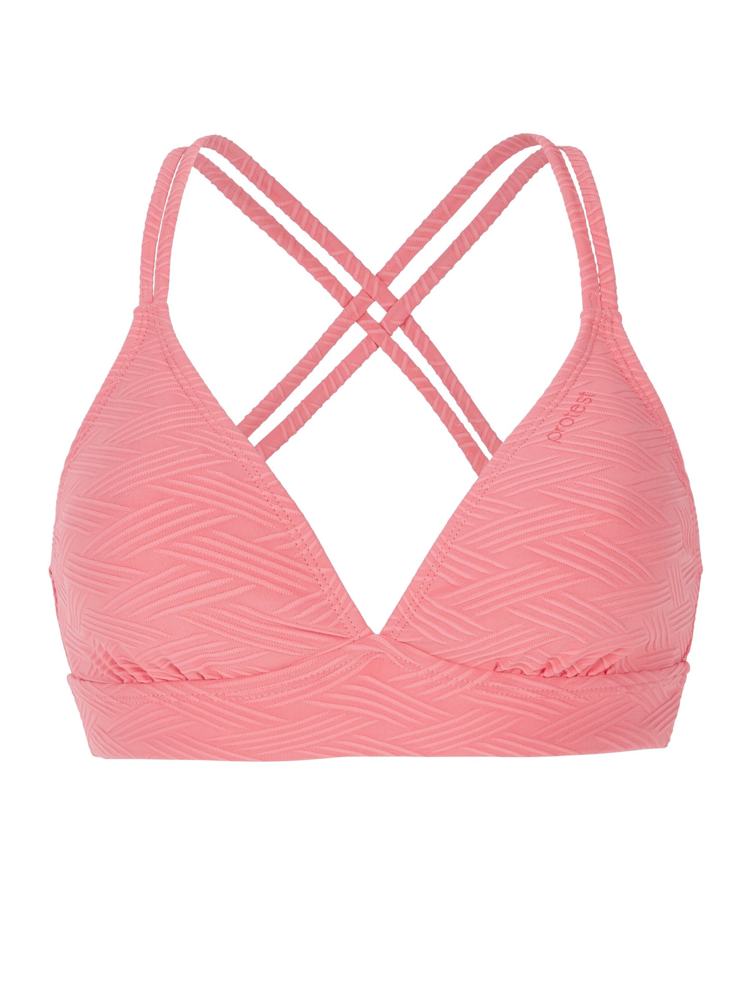 PROTEST Triangle Bikini top 'MIXSupera 25' in Pink: front