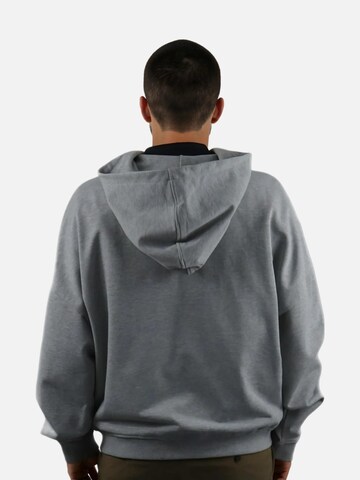 HEFTYKA Zip-Up Hoodie in Grey