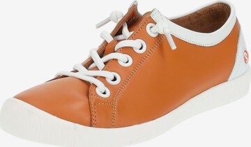 Softinos Sneakers laag in Oranje: voorkant