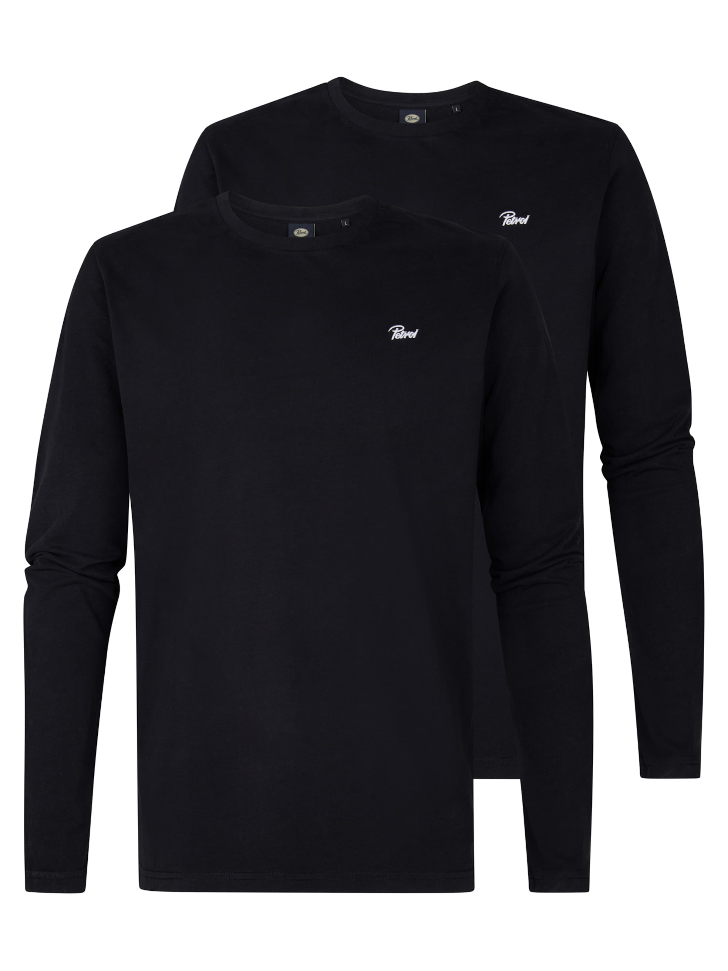 T-Shirt 'Classic' Petrol Industries en noir : devant