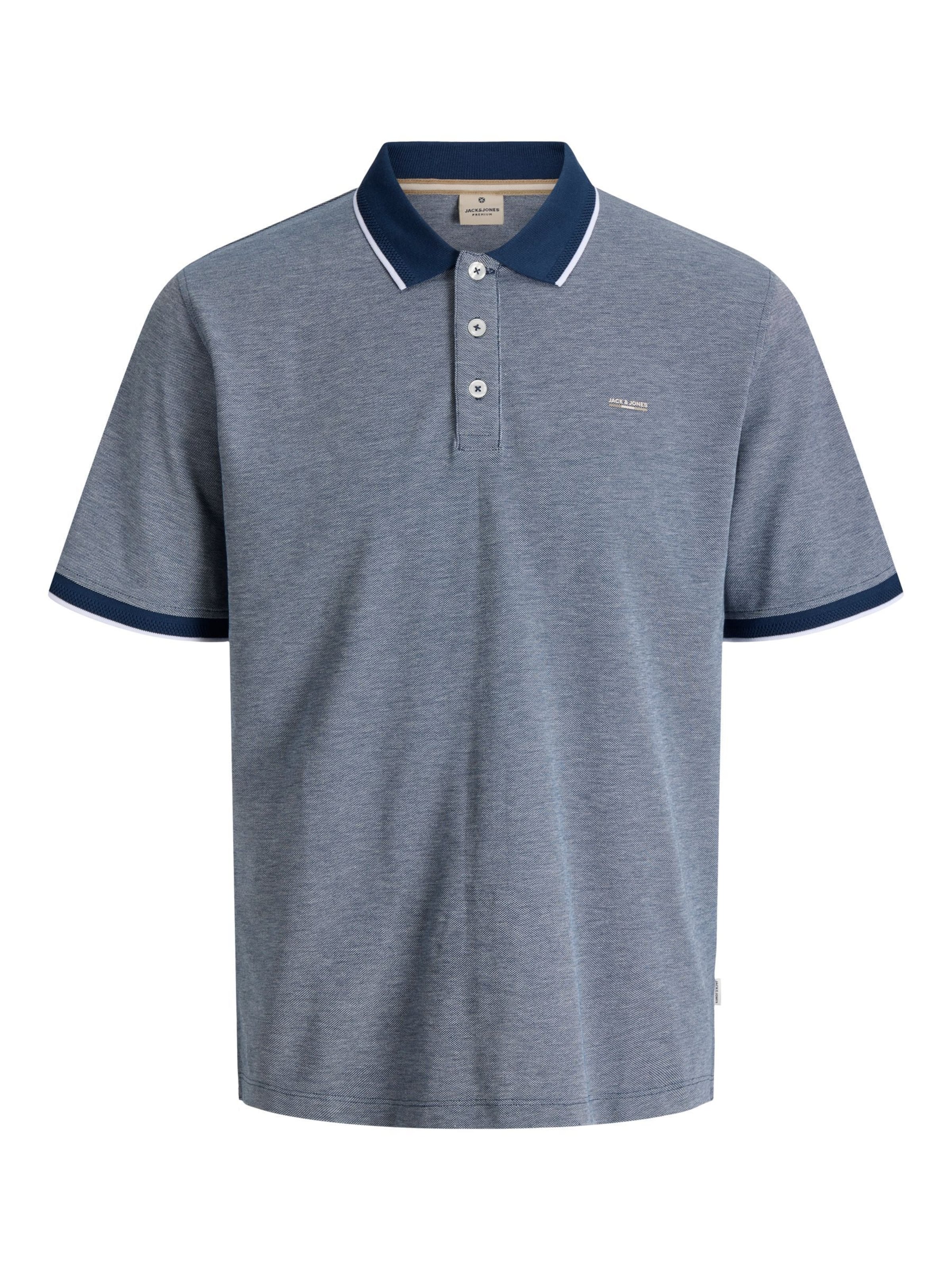 Jack & Jones Plus Shirt in Blauw: voorkant