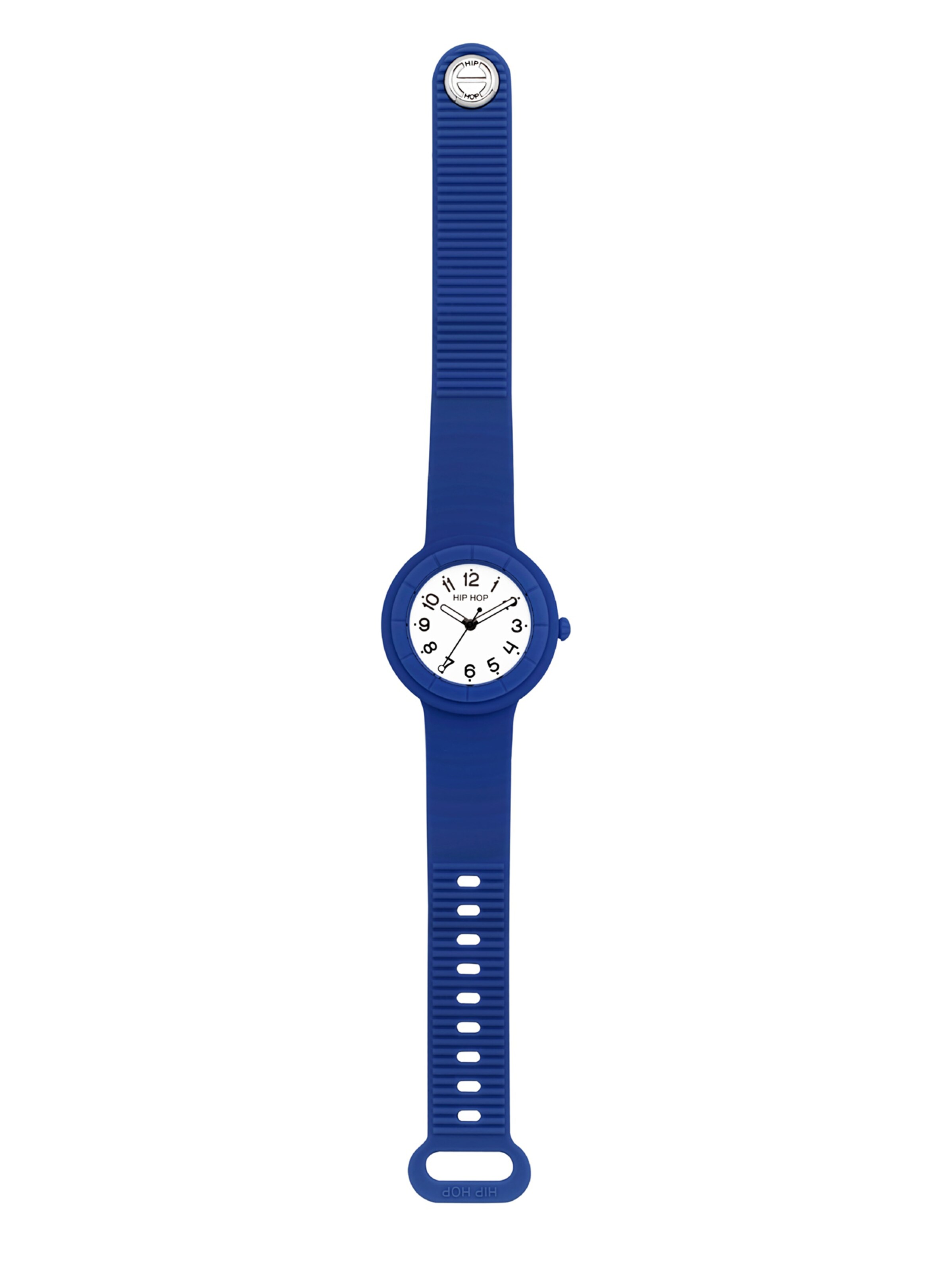 Hip Hop Analog Watch 'HERO.DOT' in Blue: front