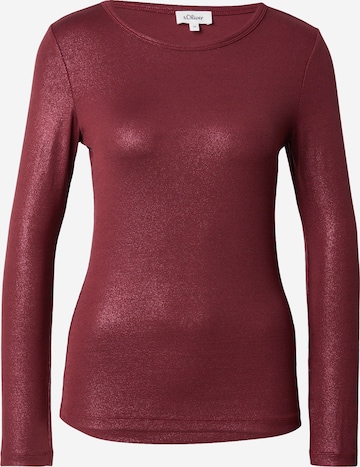 s.Oliver Shirt in Rot: Vorderseite