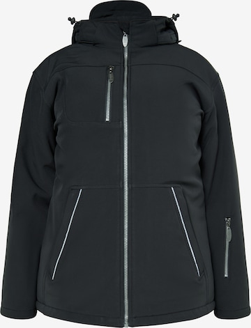 usha BLUE LABEL Outdoor Jacket in Black: front
