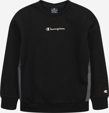 Champion Authentic Athletic Apparel Sweatshirt in Black: front