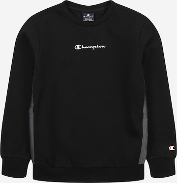 Champion Authentic Athletic Apparel Sweatshirt in Black: front