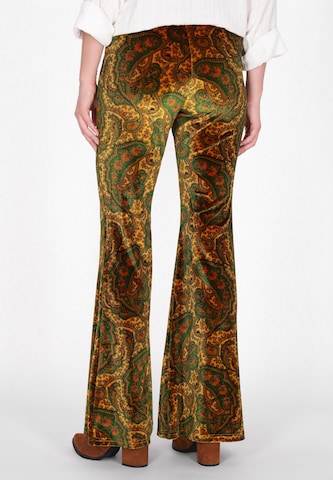 évasé Pantalon usha FESTIVAL en jaune