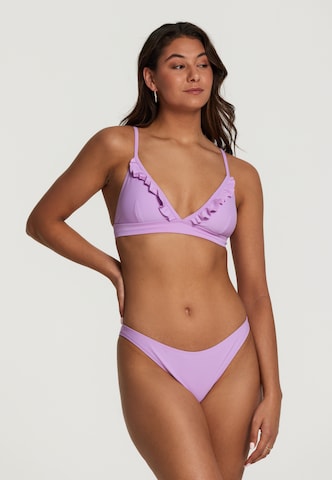 purpurinė Shiwi Trikampė liemenėlė Bikinis 'BEAU': priekis