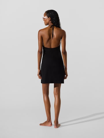 Karl Lagerfeld Plážové šaty 'IKON RHINESTONE ' – černá