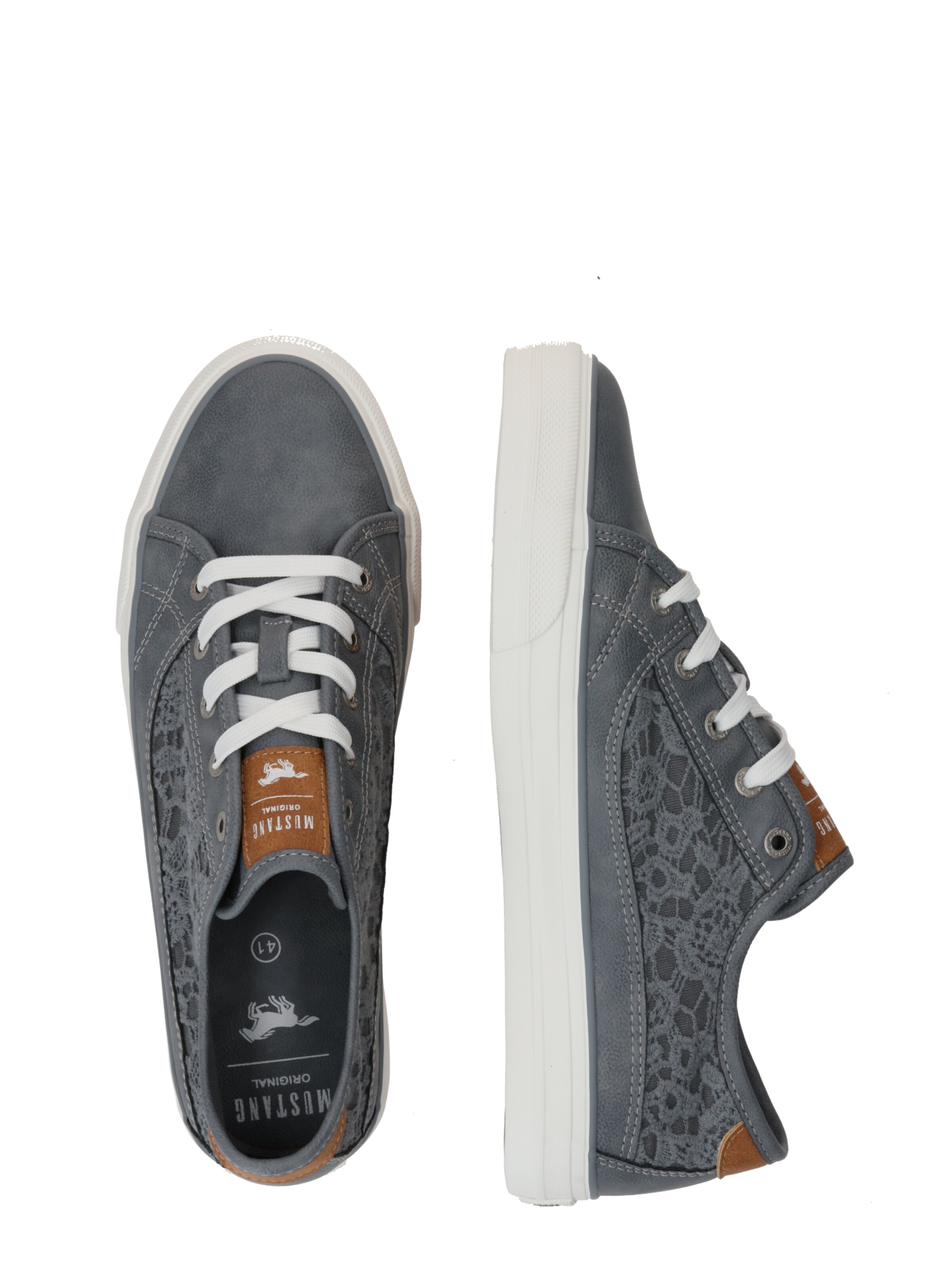 MUSTANG Ниски маратонки в синьо