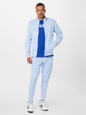 ADIDAS SPORTSWEAR Sports sweat jacket 'Tiro Suit-Up' in Blue