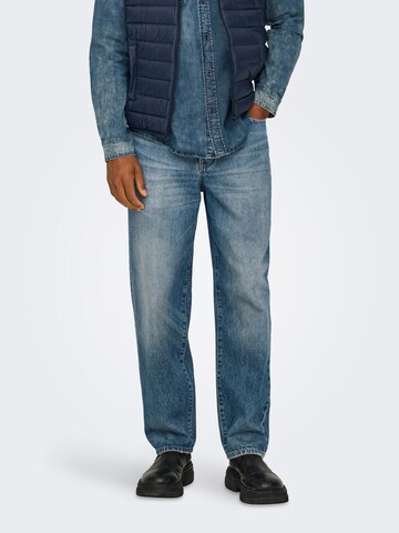 Only & Sons - regular Vaquero 'ONSEdge' en azul: frente