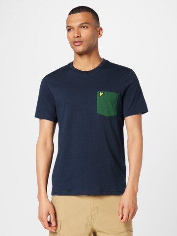 Lyle & Scott - Camiseta en azul: frente