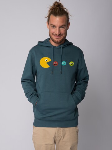 Watapparel Sweatshirt ' Pacmännchen ' in Blue: front