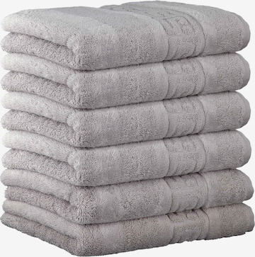 Serviette Cawö en gris : devant