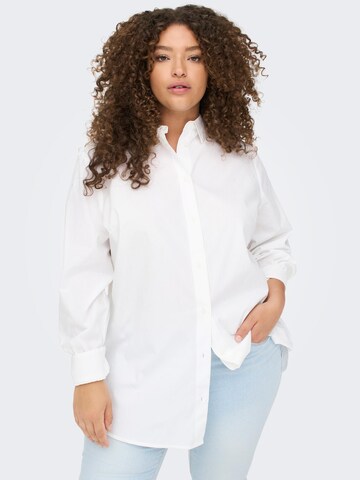 Camicia da donna 'Nora' di ONLY Carmakoma in bianco