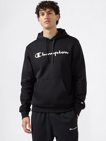 Champion Authentic Athletic Apparel Μπλούζα φούτερ σε μαύρο: μπροστά