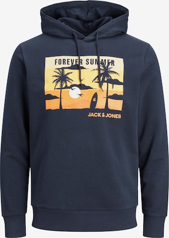 JACK & JONES Sweatshirt 'Summer Cool' in Blauw: voorkant