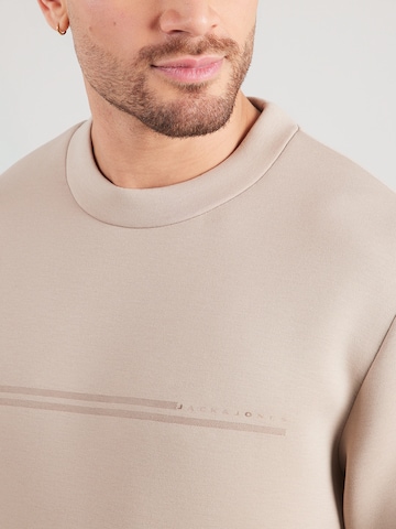 Bluză de molton 'JCOFUSION' de la JACK & JONES pe bej