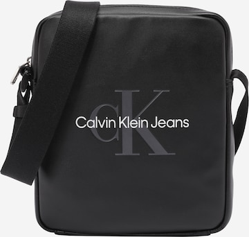 Calvin Klein Jeans Olkalaukku värissä musta: edessä