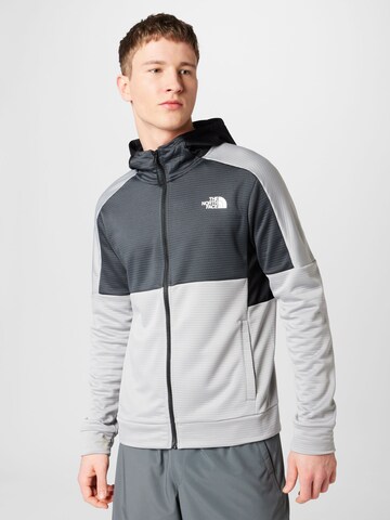 THE NORTH FACE - Chaqueta polar funcional en gris: frente