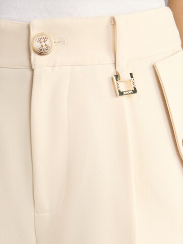 JOOP! Regular Pleat-front trousers in Beige