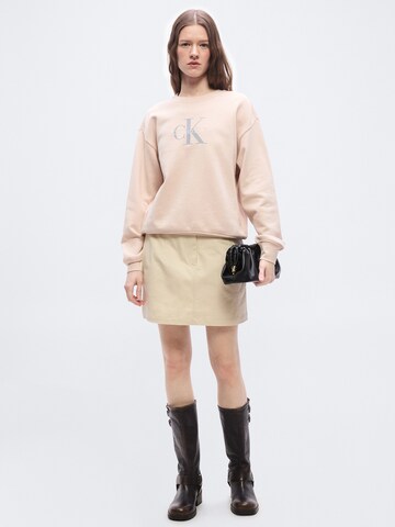 Calvin Klein Jeans Sweatshirt in Orange