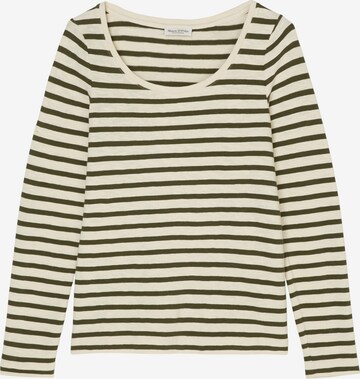 T-shirt Marc O'Polo en beige : devant