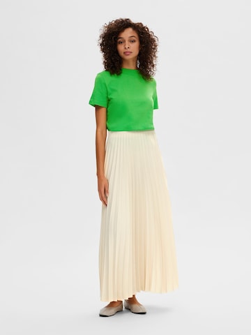 SELECTED FEMME Skirt 'Tina' in Beige