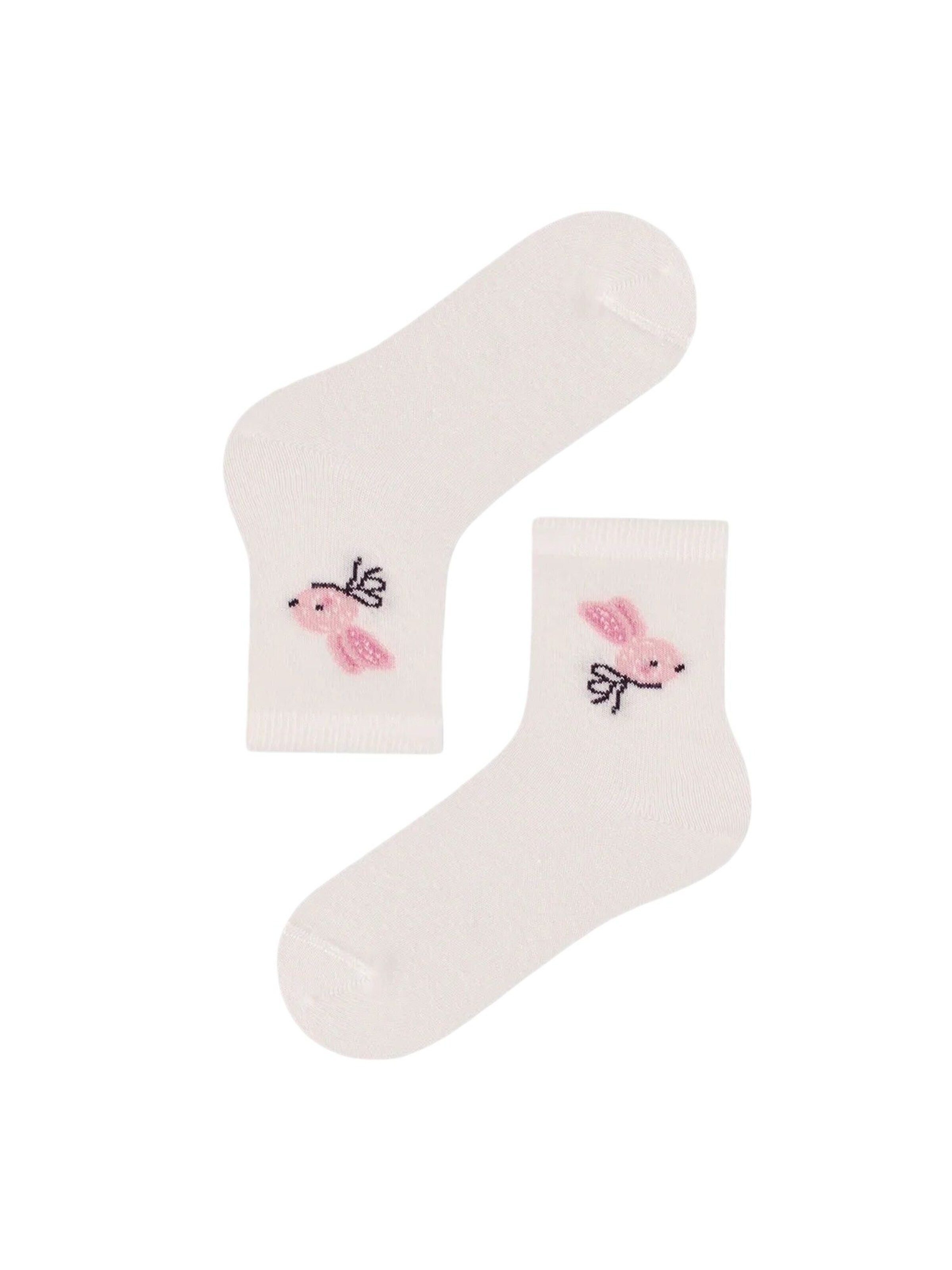 Penti Sokken 'PENTI Mädchen Carrot Chase Socken mit Hasenmuster, 2er-Pack' in Gemengde kleuren