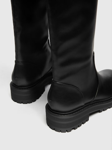 Pull&Bear Stiefel in Schwarz