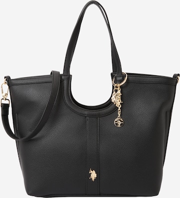 juoda U.S. POLO ASSN. Pirkinių krepšys: priekis