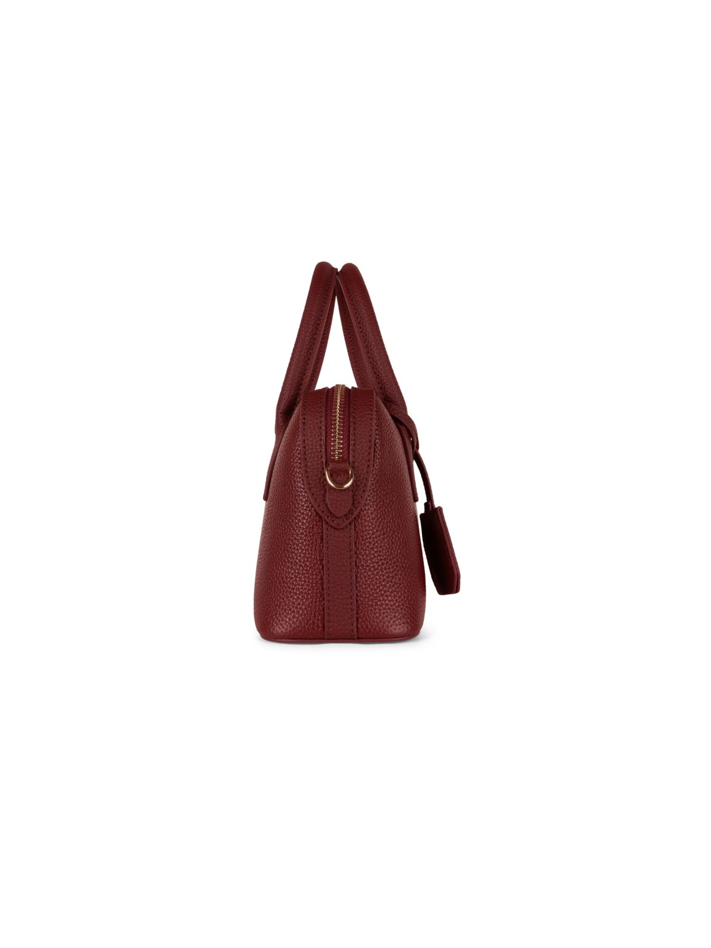 GIYA Amsterdam Handbag 'The Noni bag - burgundy red' in Red