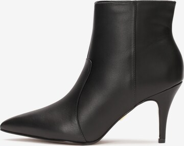 Ankle boots di Kazar in nero: frontale