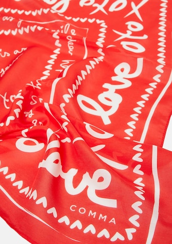 COMMA Φουλάρι σε κόκκινο