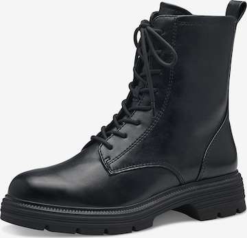 TAMARIS - Botines con cordones en negro: frente