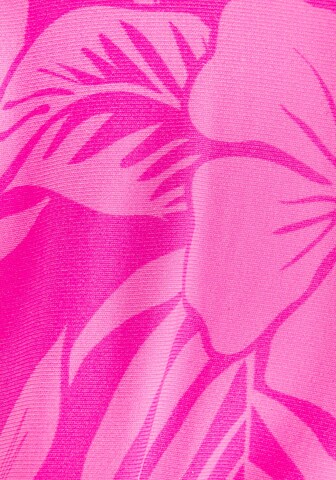 VENICE BEACH Bandeau Bikini Top in Pink