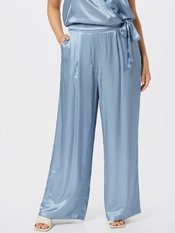 Guido Maria Kretschmer Curvy - regular Pantalón plisado 'Viktoria' en azul: frente