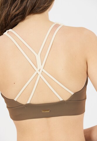 Athlecia Bustier Sport bh 'Lris' in Beige