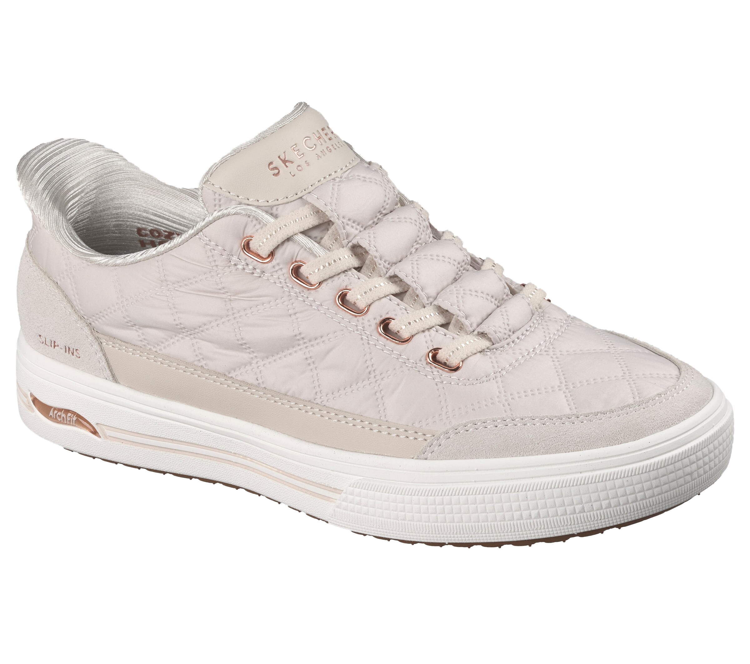 SKECHERS Slip-Ons in Beige
