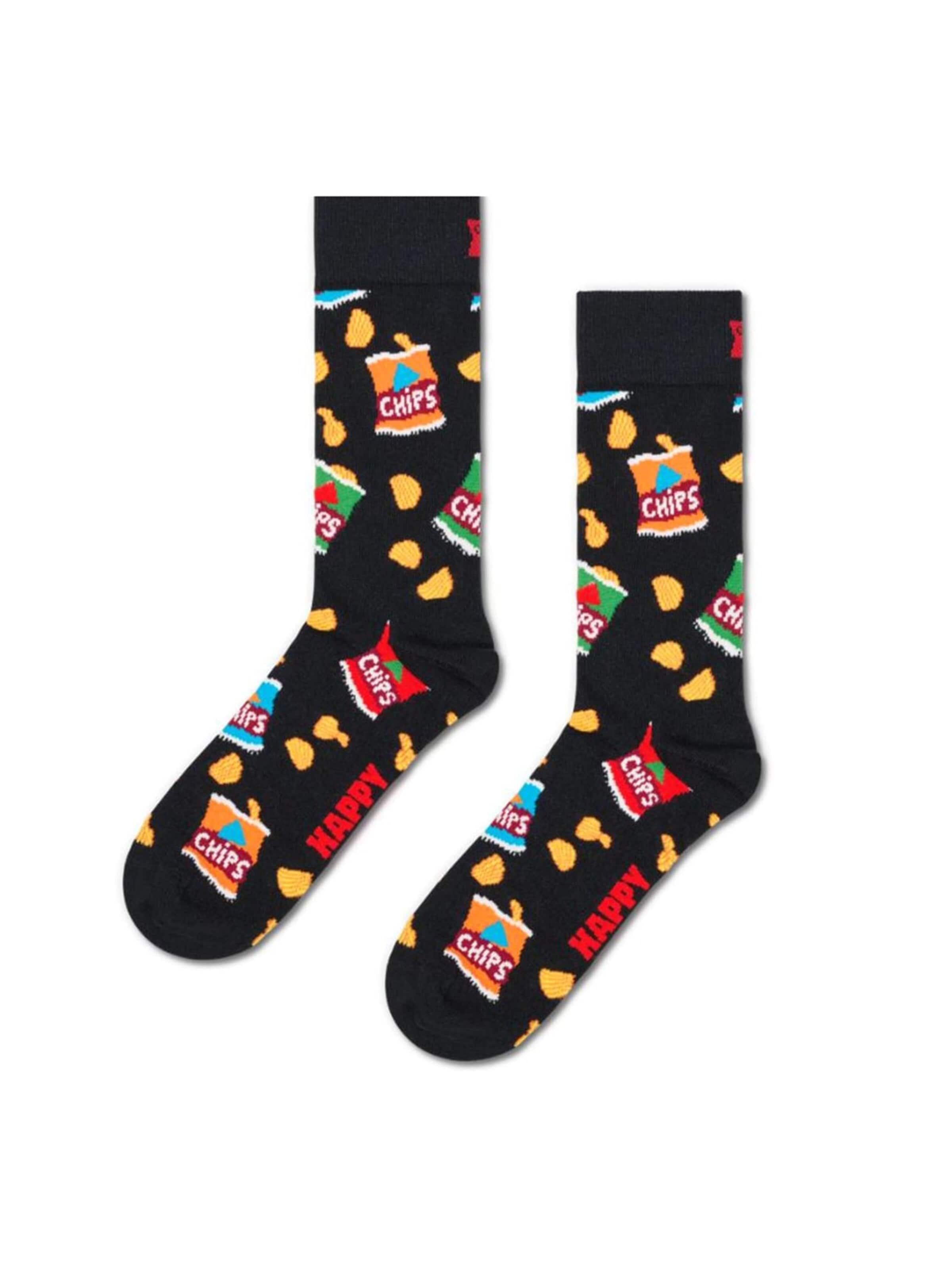 Calzino di Happy Socks in nero: frontale