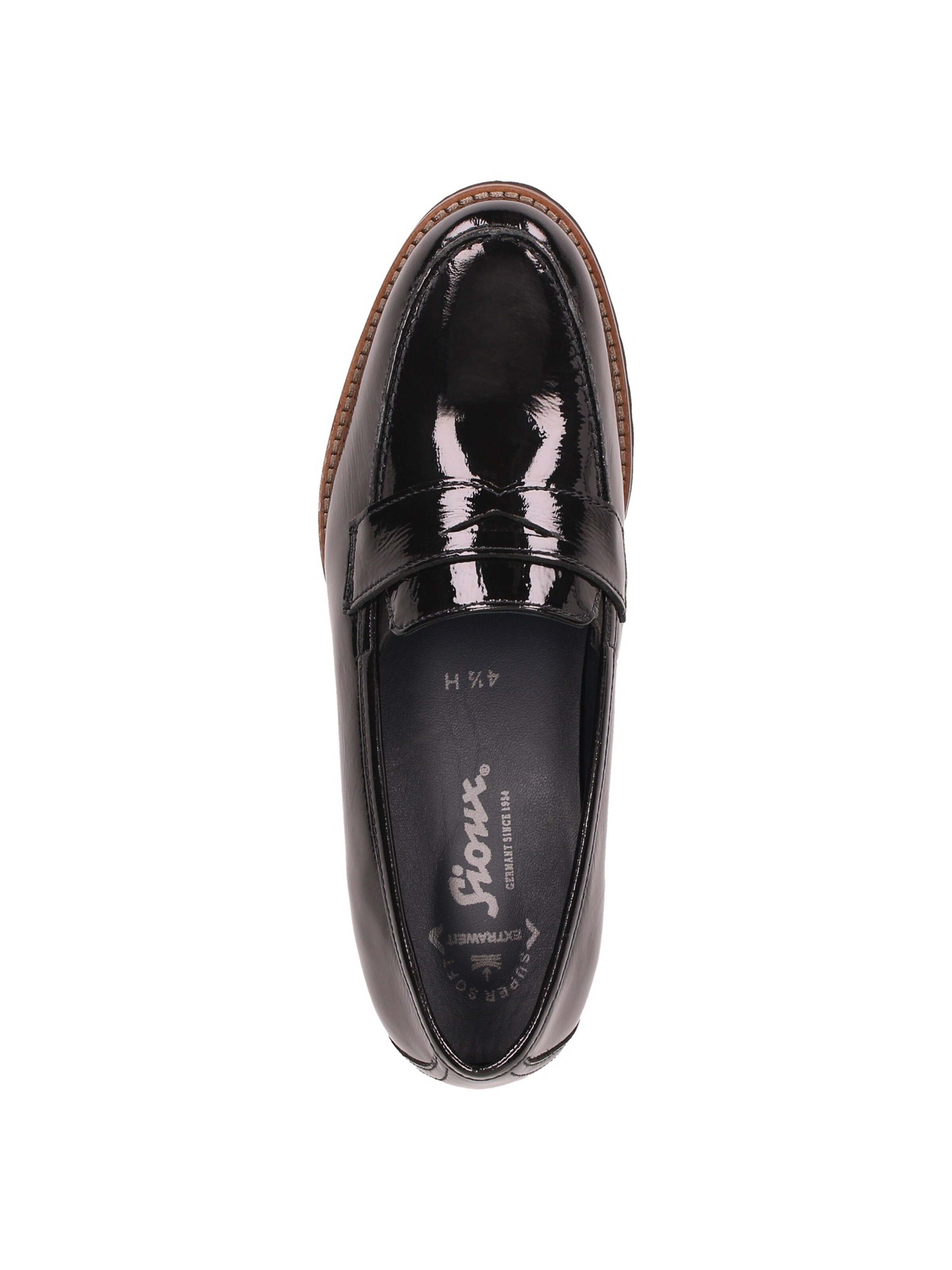 SIOUX Instappers 'Meredith' in Zwart