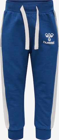 Effilé Pantalon 'Skye' Hummel en bleu : devant